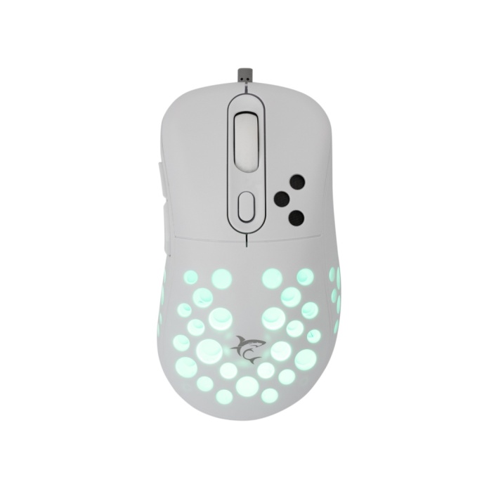 biała mysz gamingowa White Shark AZRAEL RGB